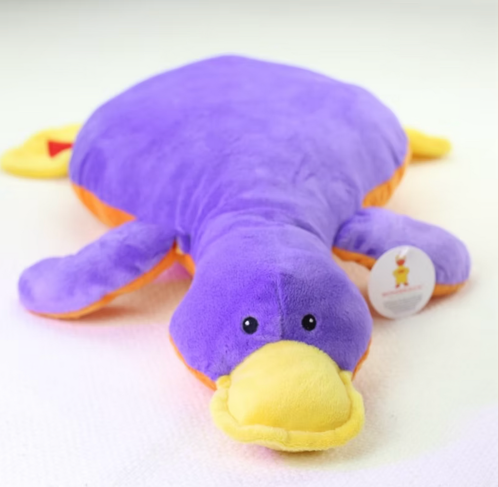 Wonder Duck - purple and tangerine orange
